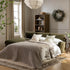 Daphnis Seaweed Velvet Sofa Bed, Grande Chaise Left Hand Facing - daals