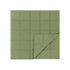Darcy Olive Green Quilted Linen Blend Bedspread - daals