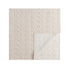 Maison Cream Floral Quilted Cotton Velvet Bedspread