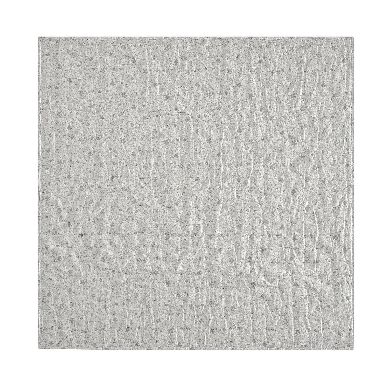 Penelope Grey Ditsy Floral Jacquard Quilted Cotton Bedspread