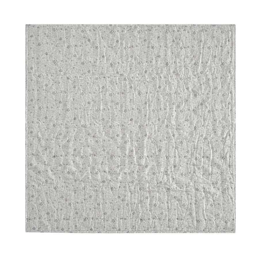 Penelope Grey Ditsy Floral Jacquard Quilted Cotton Bedspread