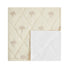 Meadow Cream Sprig Embroidered Quilted Linen Blend Bedspread - daals