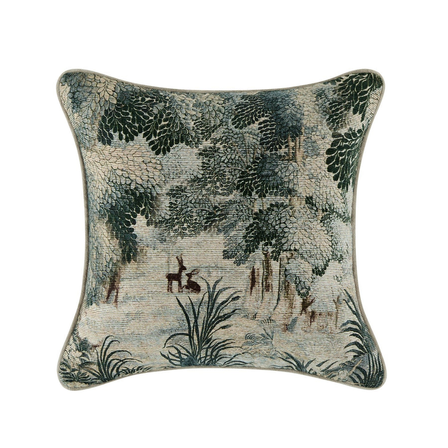 Le Bayeux Annecy Ribbed Cotton Tapestry Cushion
