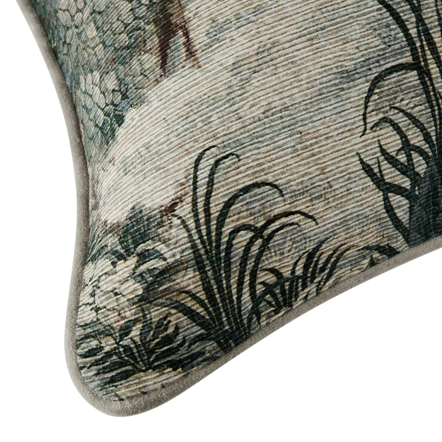 Le Bayeux Annecy Ribbed Cotton Tapestry Cushion