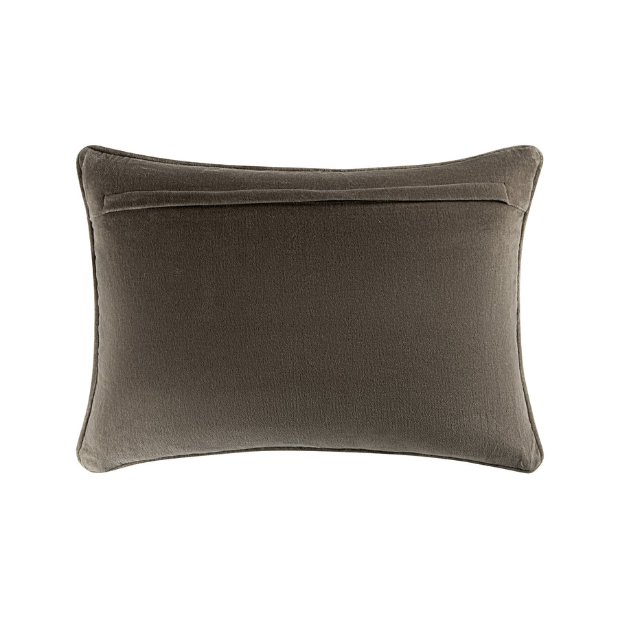 Le Bayeux Armand Ribbed Cotton Tapestry Rectangular Cushion - daals