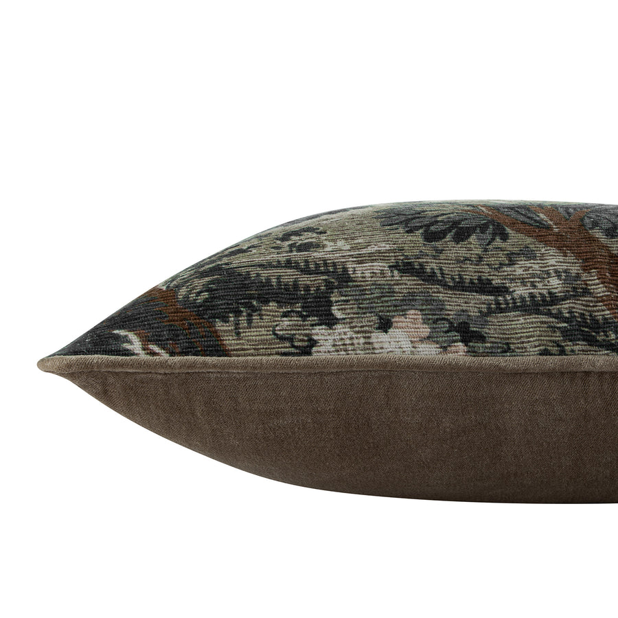 Le Bayeux Armand Ribbed Cotton Tapestry Rectangular Cushion - daals