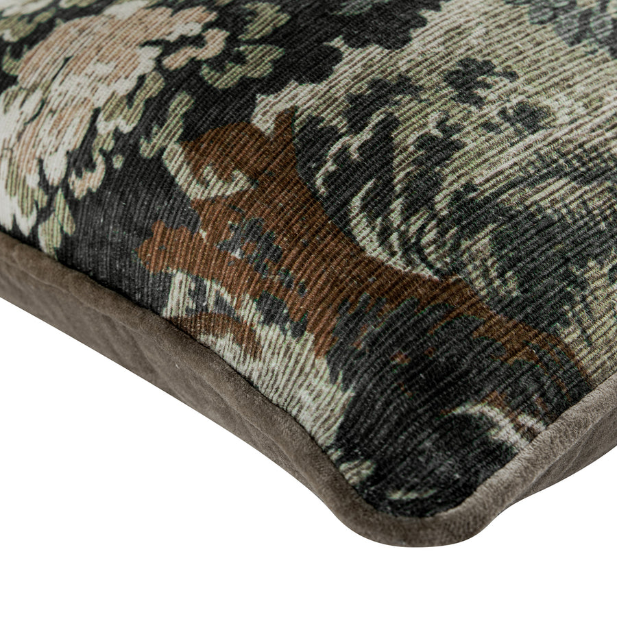 Le Bayeux Armand Ribbed Cotton Tapestry Rectangular Cushion - daals