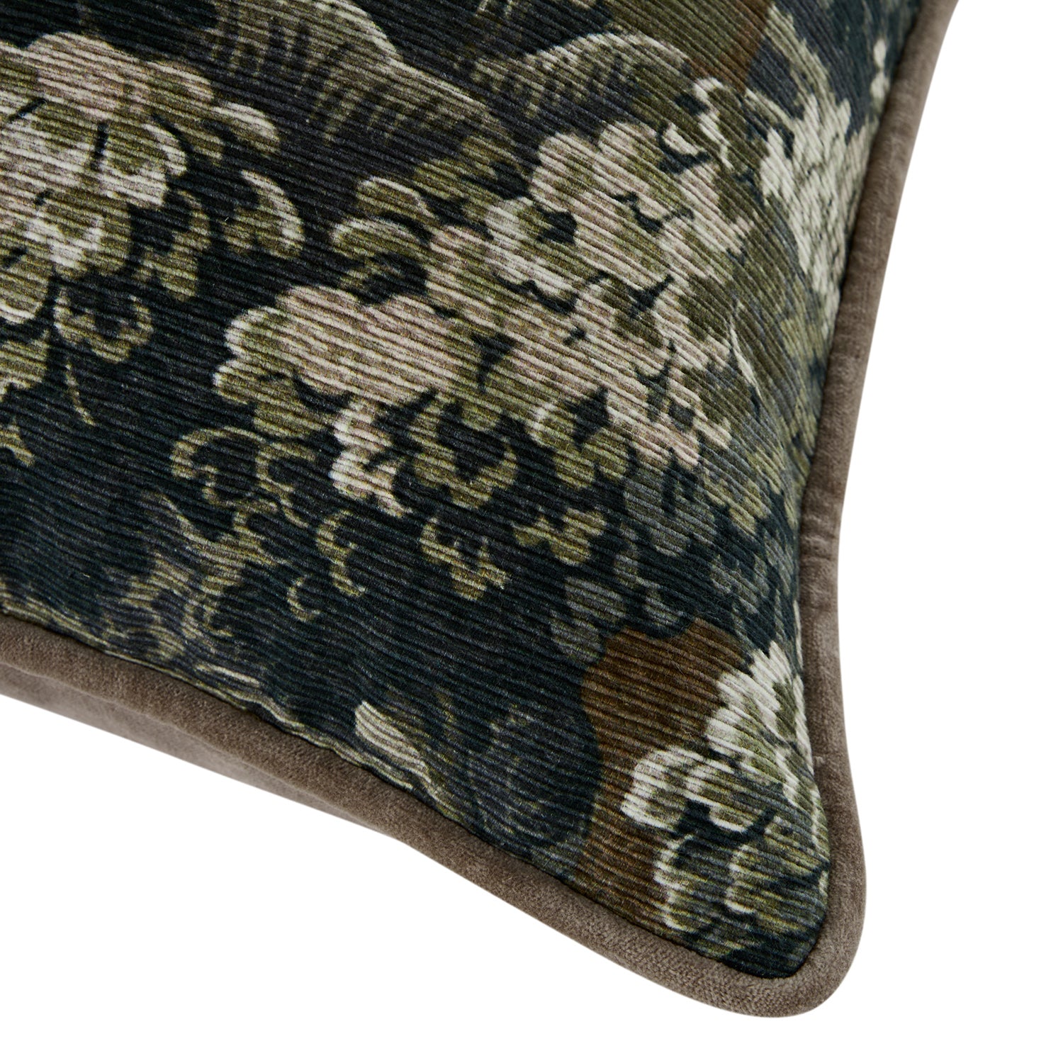 Le Bayeux Armand Ribbed Cotton Tapestry Cushion