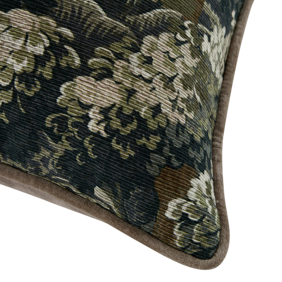 Le Bayeux Armand Ribbed Cotton Tapestry Cushion