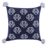 Indigo Collection Ava French Knot Navy cushion - daals