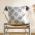 Indigo Collection Ava French Knot White cushion - daals