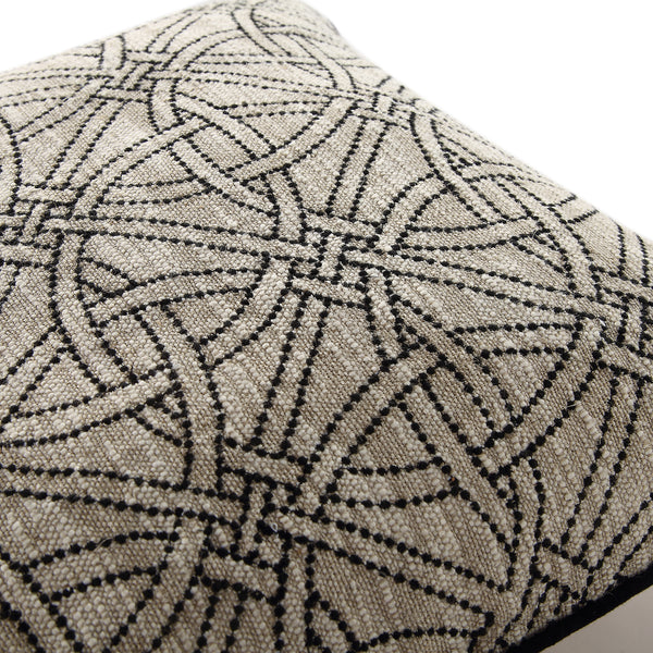 Baja Monochrome Illusion Embroidered Cushion