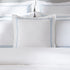 Belvedere Royal Blue Cord Embroidered Cotton Cushion - daals