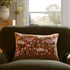 Botanica Collection Apricot Velvet Hand Embroidered Cushion - daals