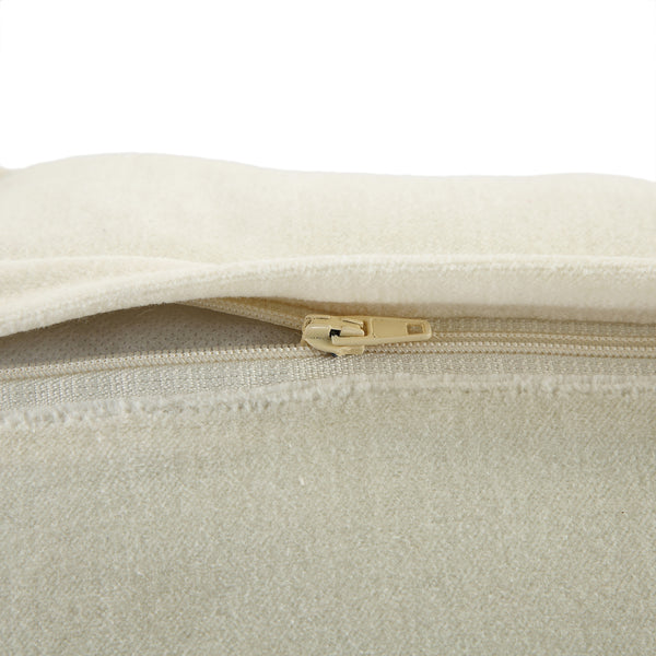 Botanica Collection Pearl Velvet Hand Embroidered Cushion