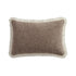 Kyra Mink Bouclé Fringed Rectangular Cushion - daals