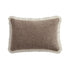Kyra Mink Bouclé Fringed Rectangular Cushion