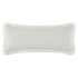 Kyra Cream White Bouclé Fringed Lumbar Cushion - daals