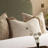 Kyra Cream White Bouclé Natural Fringed Rectangular Cushion - daals