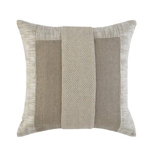 Bronte Collection Silk Slub Patchwork Cushion