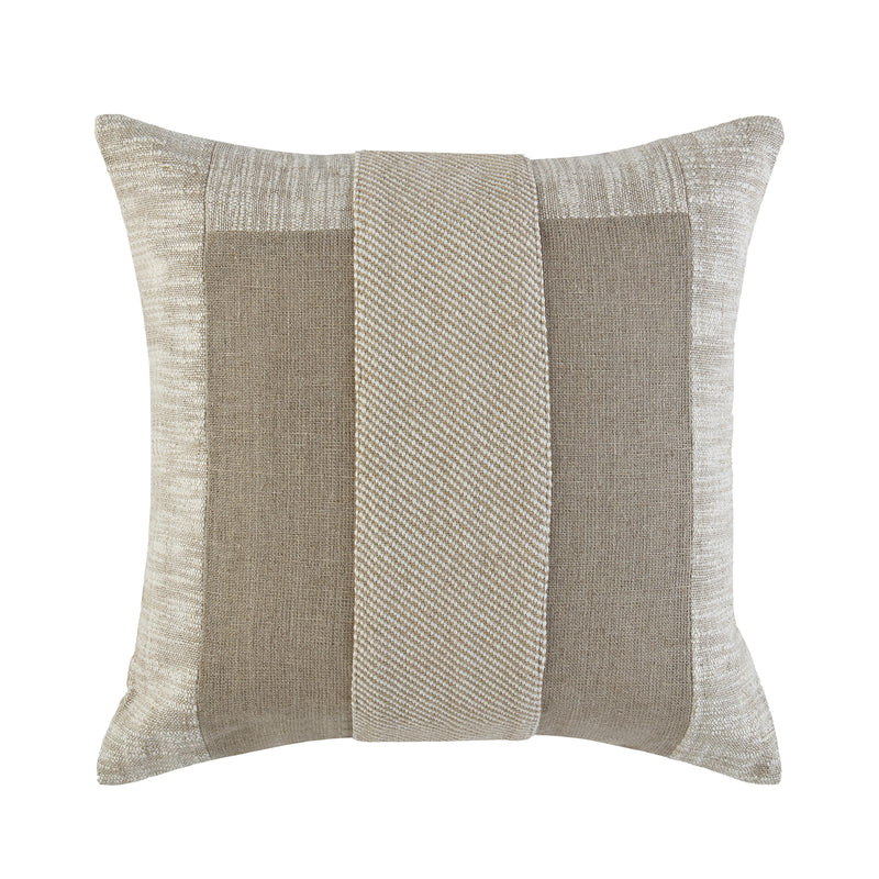 Bronte Collection Silk Slub Patchwork Cushion