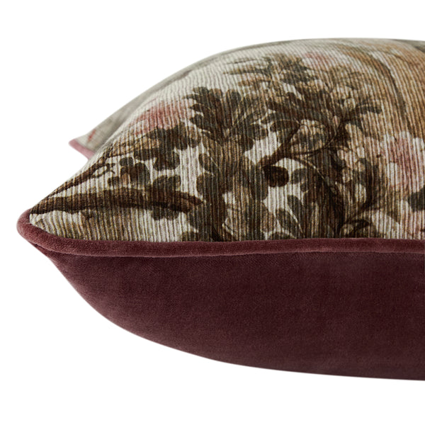 Le Bayeux Camille Ribbed Cotton Tapestry Cushion - daals