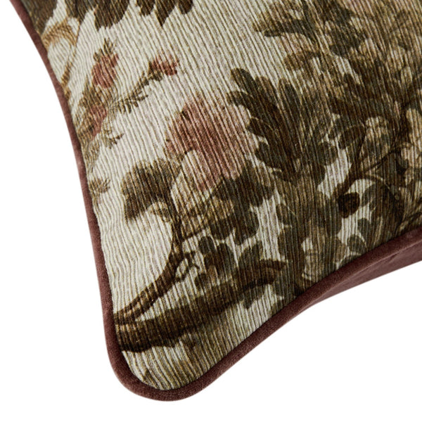 Le Bayeux Camille Ribbed Cotton Tapestry Cushion - daals