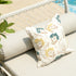 Country Collection Cow Parsley Embroidered Cotton Cushion - daals
