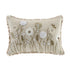Delilah Crochet Jute Lace Hand Embroidered Rectangular Cushion - daals