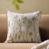 Delilah Crochet Jute Lace Hand Embroidered Square Cushion - daals