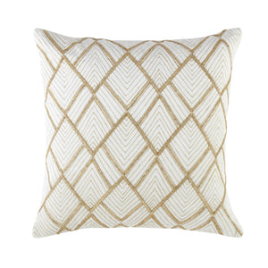 Luxe Collection Empire Hand Beaded Velvet Cushion
