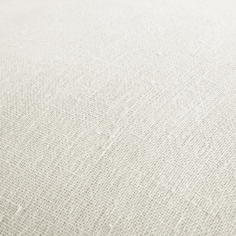 Evie Linen Cedar Green Scalloped Square Cushion