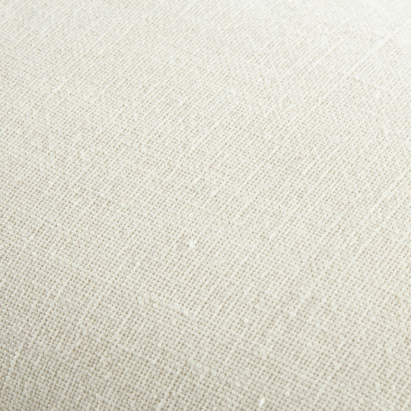 Evie Linen Dusky Pink Scalloped Rectangular Cushion