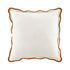 Evie Linen Butterscotch Scalloped Square Cushion - daals