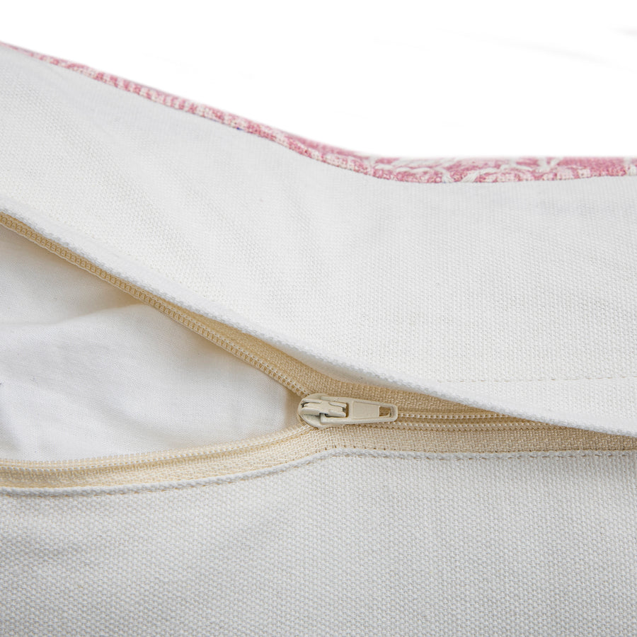 Florence Blossom Printed & Embroidered Cushion