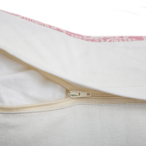 Florence Blossom Printed & Embroidered Cushion