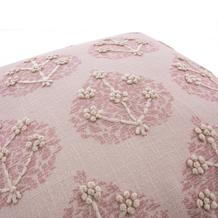 Florence Grove Printed & Embroidered Cushion