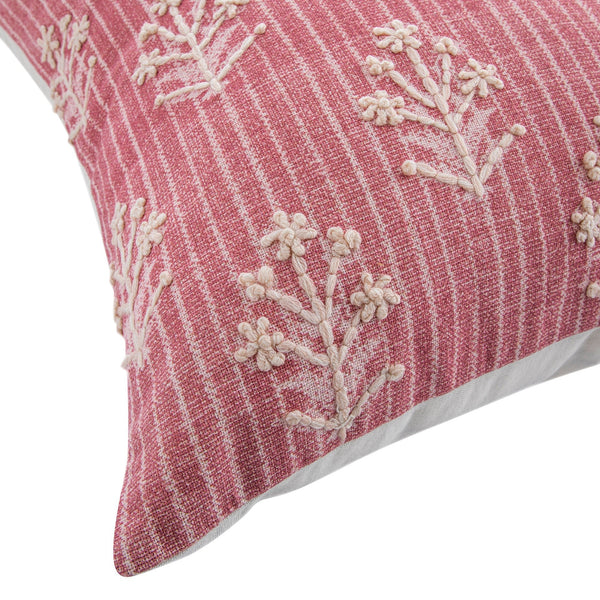 Florence Posies Printed & Embroidered Cushion