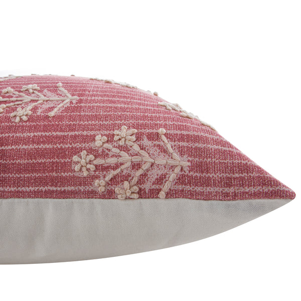 Florence Posies Printed & Embroidered Cushion
