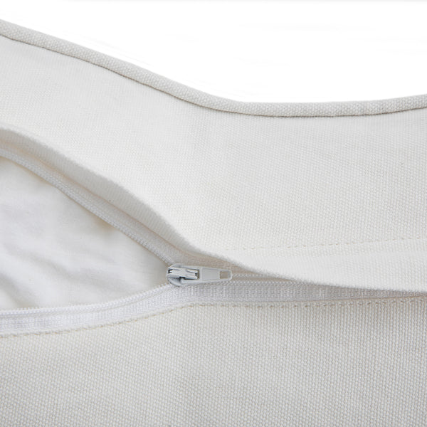 Mahika Ikat Sage Green French Knot Linen Cushion