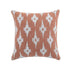 Mahika Ikat Pink French Knot Linen Cushion - daals