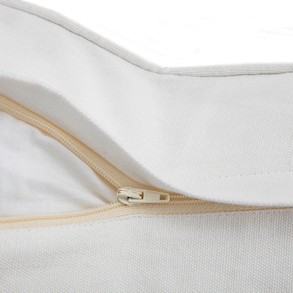 Mahika Ikat Pink French Knot Linen Cushion