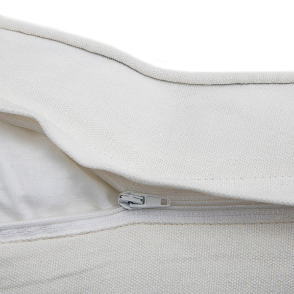 Mahika Ikat Yellow French Knot Linen Cushion