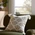 Vine Collection Japonica Hand Embroidered Beaded Cushion - daals