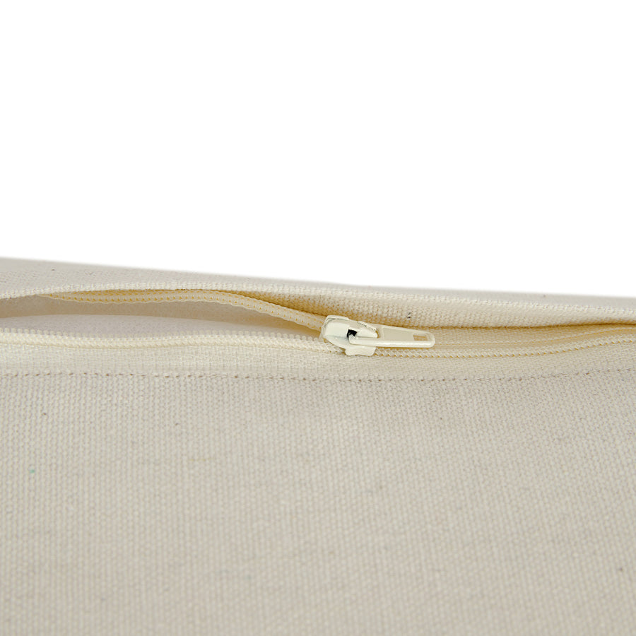 Jasmina Cream Floral Embroidered Linen Blend Tassel Cushion - daals