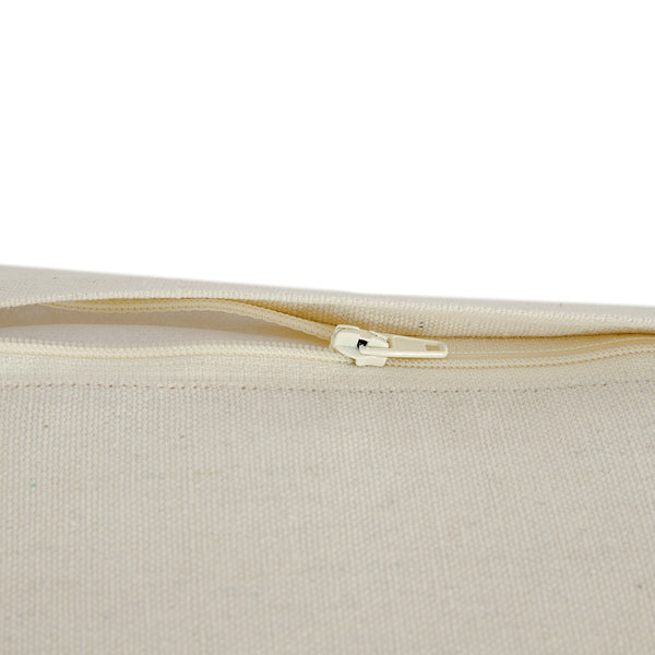 Jasmina Cream Floral Embroidered Linen Blend Tassel Cushion