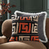Javari Burnt Terracotta Appliqué Cushion - daals