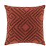 Javari Burnt Terracotta Cord Stitched Cushion - daals
