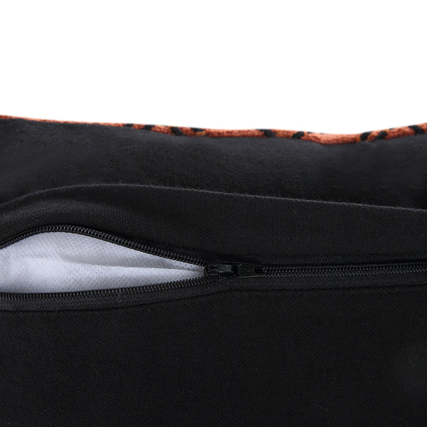 Javari Burnt Terracotta Cord Stitched Cushion