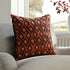 Javari Burnt Terracotta Stitched Cushion - daals